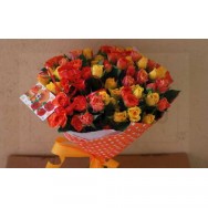 Кустовые розы в упаковке Санкт-Петербург фото, цена
