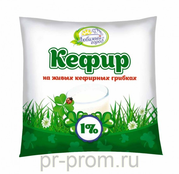 Кефир 1 %,п/э пл, 0,45 кг(СГ 7 сут) Камышин цена, купить, фото