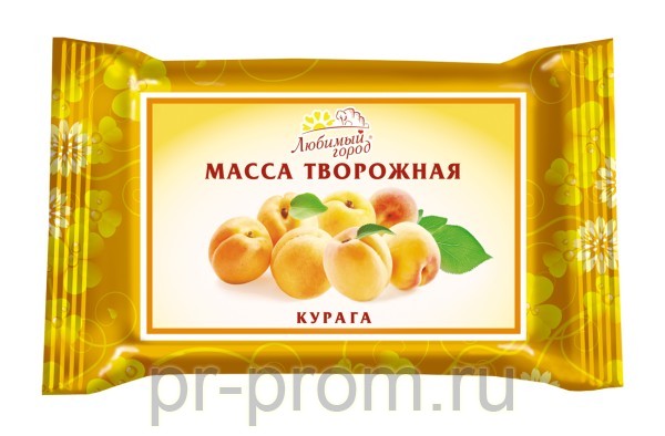 Масса твор с кураг,4,5%,флоу-пак,180г(СГ 10 сут) Камышин цена, купить, фото