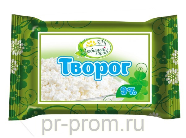Творог 9%,флоу-пак, 180г (СГ 10 сут) Камышин цена, купить, фото